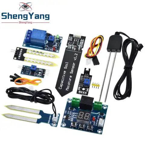 Емкостный влажности почвы arduino датчика - купить недорого | AliExpress