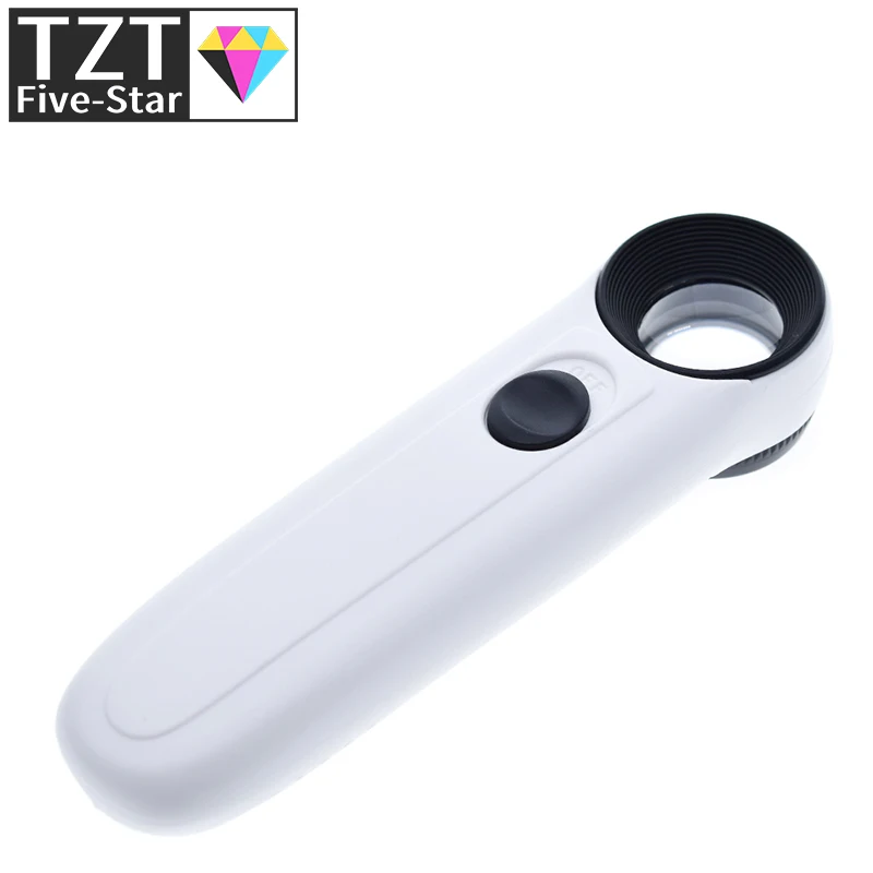 Ручная Лупа TZT 15X увеличительное стекло портативное карманное профессиональное