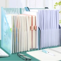 a4 large plastic expandable file organizers 13 layers desk file briefcase storage bag office document case accessories supplies