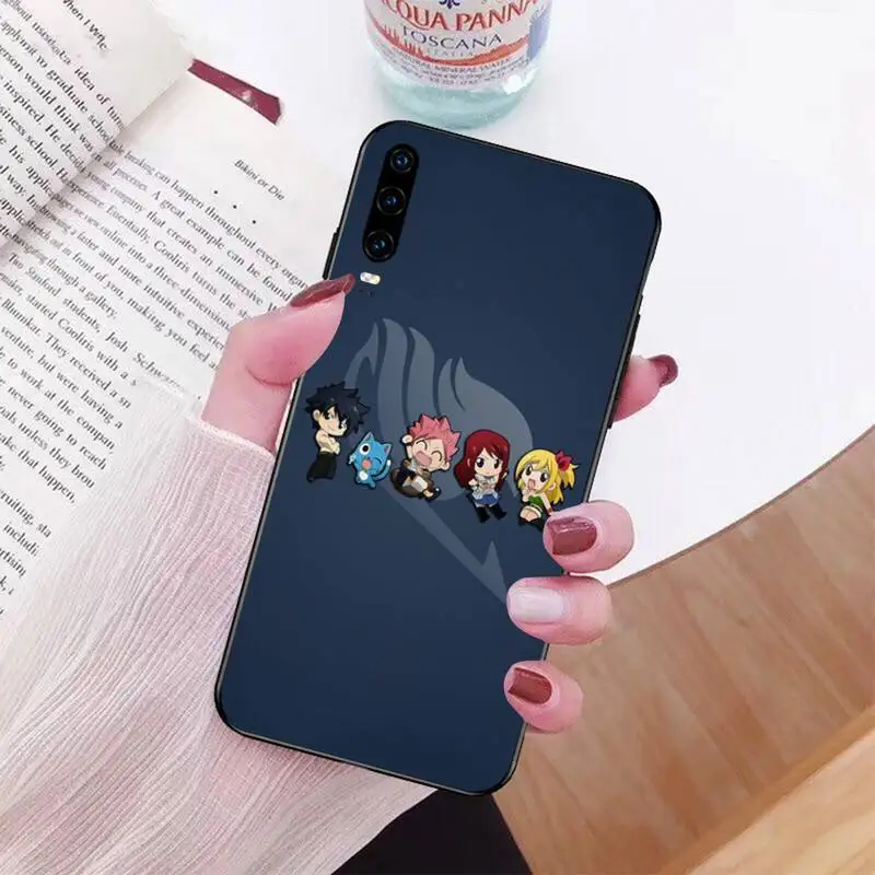 HPCHCJHM Феи хвост черный ТПУ мягкий чехол для телефона Huawei Honor 20 10 9 8 8x 8c 9x 7c 7a Lite view pro |