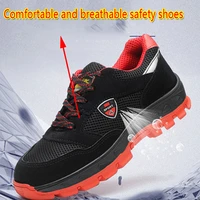 mountaineering breathable non slip chuteira beef tendon bottom safty boots labor insurance shoes man anti puncture safety shoes