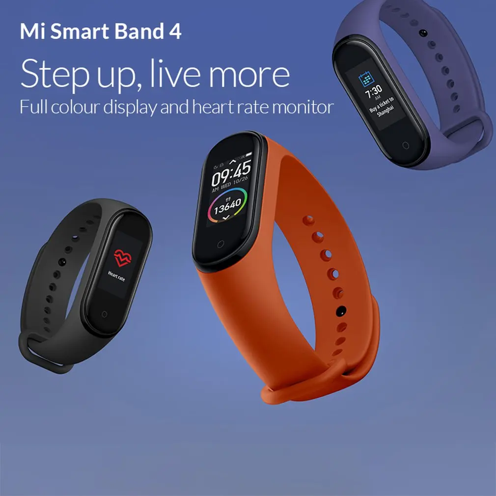 Original Xiaomi Mi Band 4 Smart Miband 3 Color Screen Bracelet Heart Rate Fitness Tracker Bluetooth5.0 Waterproof Band4 drop shi