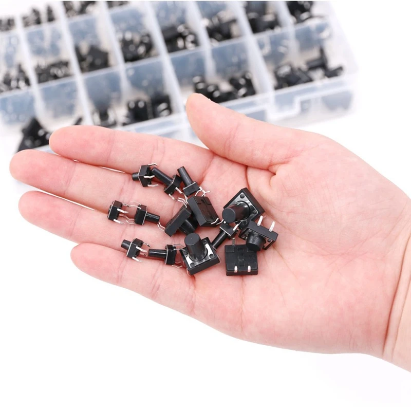 Momentary Push Button Switch 6 x 6mm 12 12mm Tactile Micro-Tactile Classification Kit-20 Value/4 | Компьютеры и офис