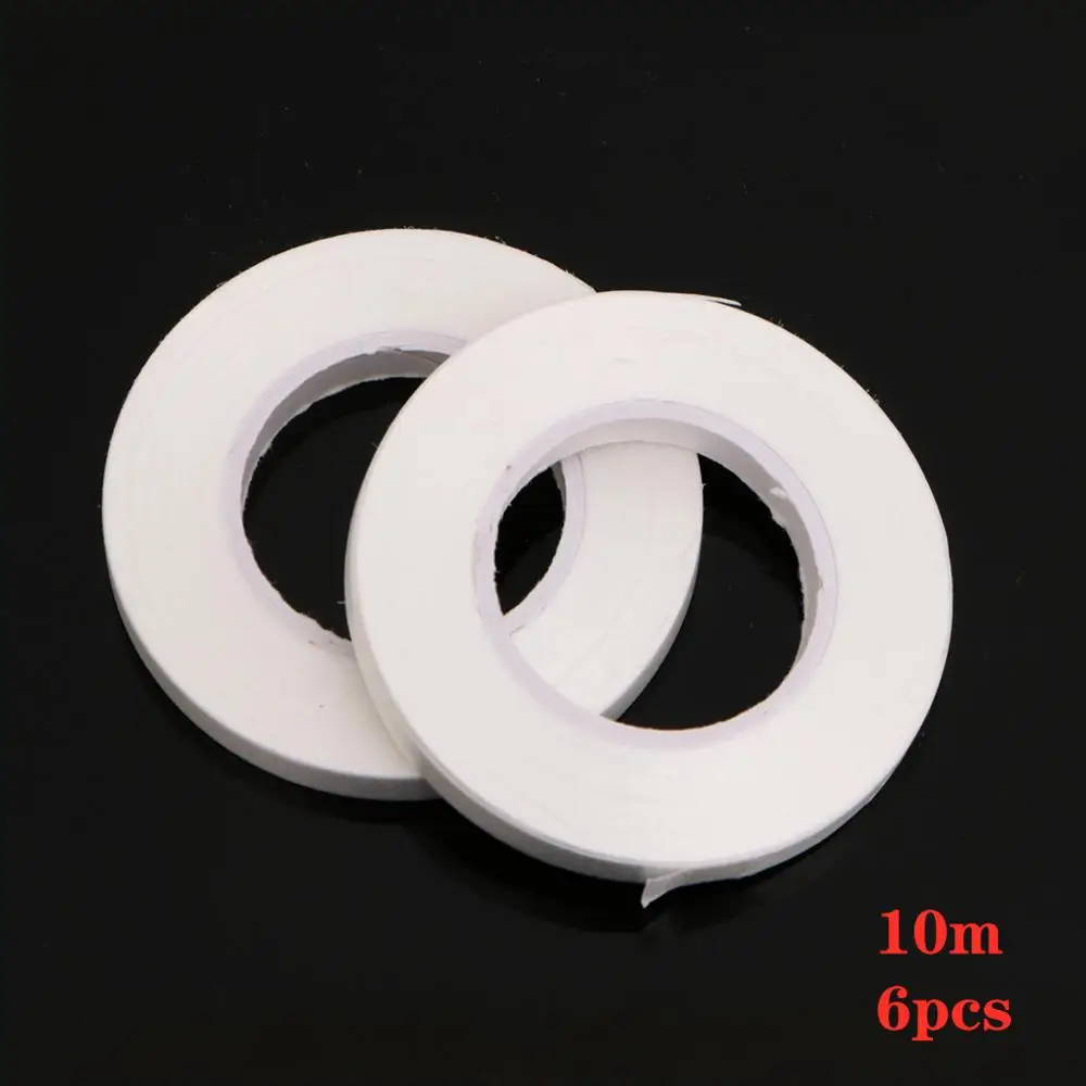 6pcs white 1 пакетов/лот, розовое золото, серебро, золото, белый фольгированный шар, лента 5 мм* 10 метров, вечерние, свадебные подарки,, украшения на день рождения, игрушки - Цвет: 6pcs white