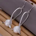 Серьги женские из серебра 925 пробы, свадебные, праздничные