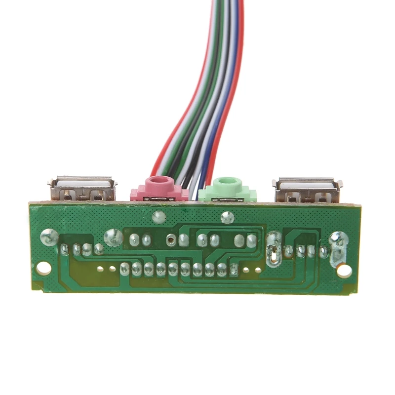 Чехол для ПК с передней панелью USB аудио микрофон кабель наушников | Компьютеры и