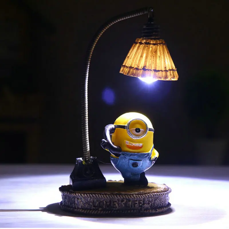 Гадкий я Миньон ночник домашнее декоративное крепление смоляная лампа для