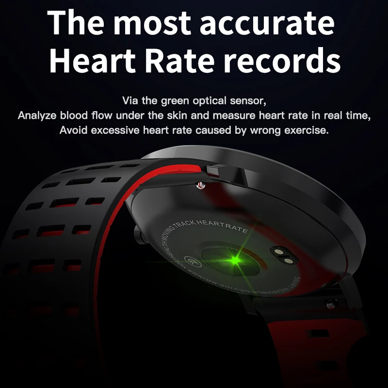 

L6 Smart Watch Men Multiple Sports Mode IP68 Waterproof Heart Rate Bluetooth Smartwatch Fitness Band Smart Bracelet VS L5 L8 L11