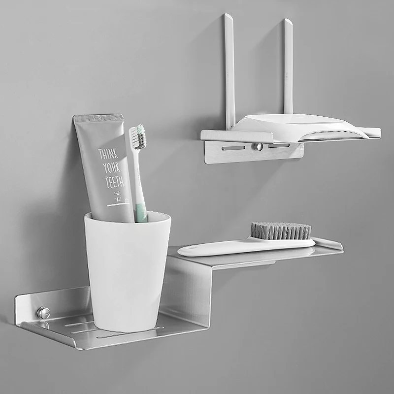 Полка для ванной из черной нержавеющей стали полки душевая полка настенная