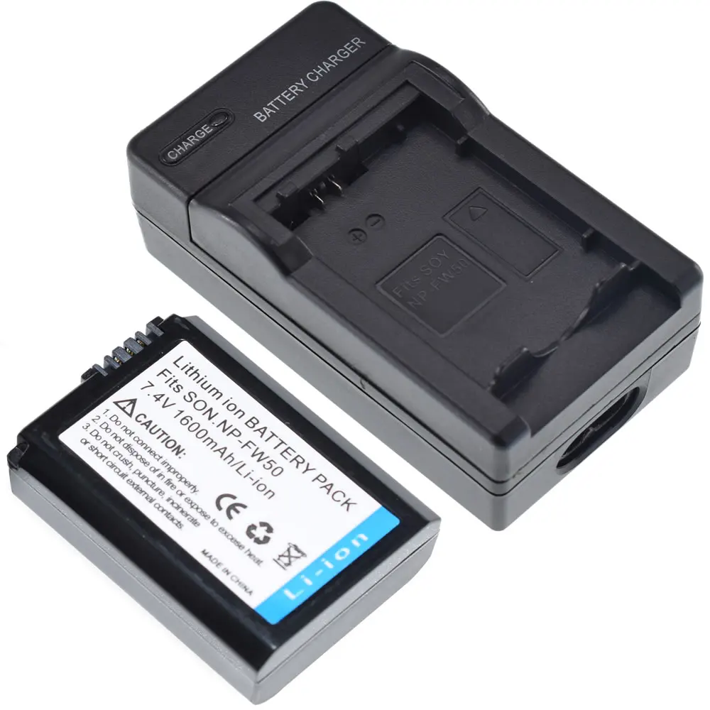 3x NP-FW50 Батарея + зарядное устройство для дома и автомобиля Зарядное Sony A5000 A5100 A7s A6000