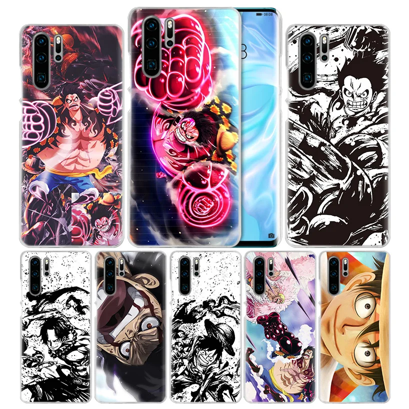 Одна деталь Луффи дьявола случай для huawei P20 P Smart Z плюс Nova 5 5i P30 P10 P9 P8 Коврики 10 20 30 Lite рro жесткий чехол для телефона pc