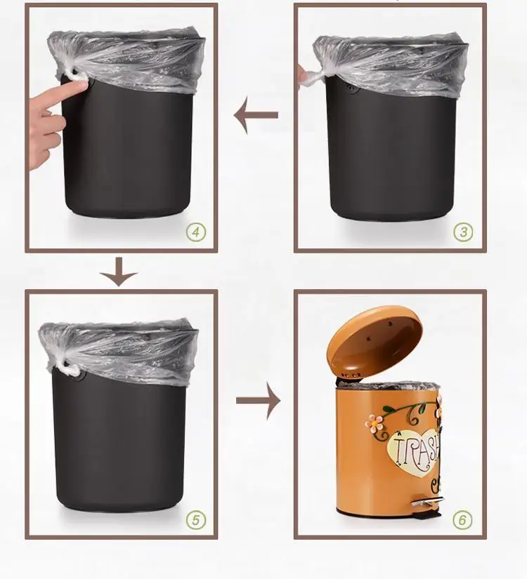Basura Cocina кухня держатель мусора мешок De Banheiro ноль отходов Pattumiera педаль Lixeira мусорная корзина Poubelle корзина для мусора