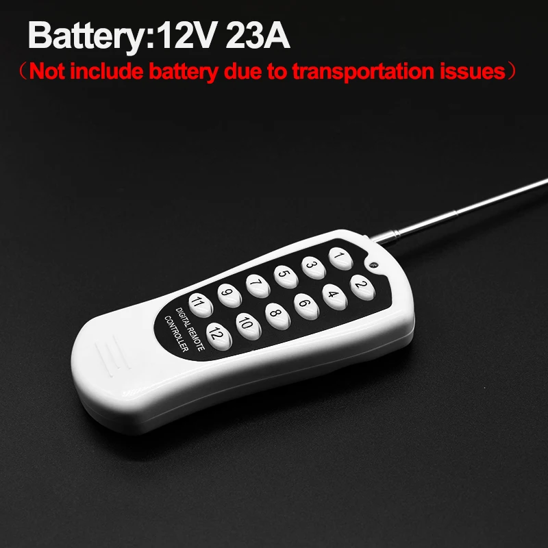 DC 12V 12-channal 12CH Radio Controller RF Wireless Remote Control Switch System Transmitter Receiver Garage door | Электроника