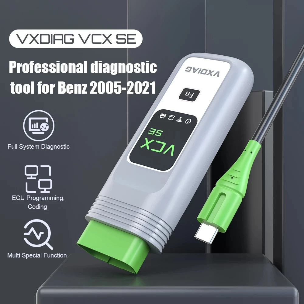 VXDIAG VCX SE для Benz OBD2 Diagnistic инструмент Автомобильный сканер испытательное