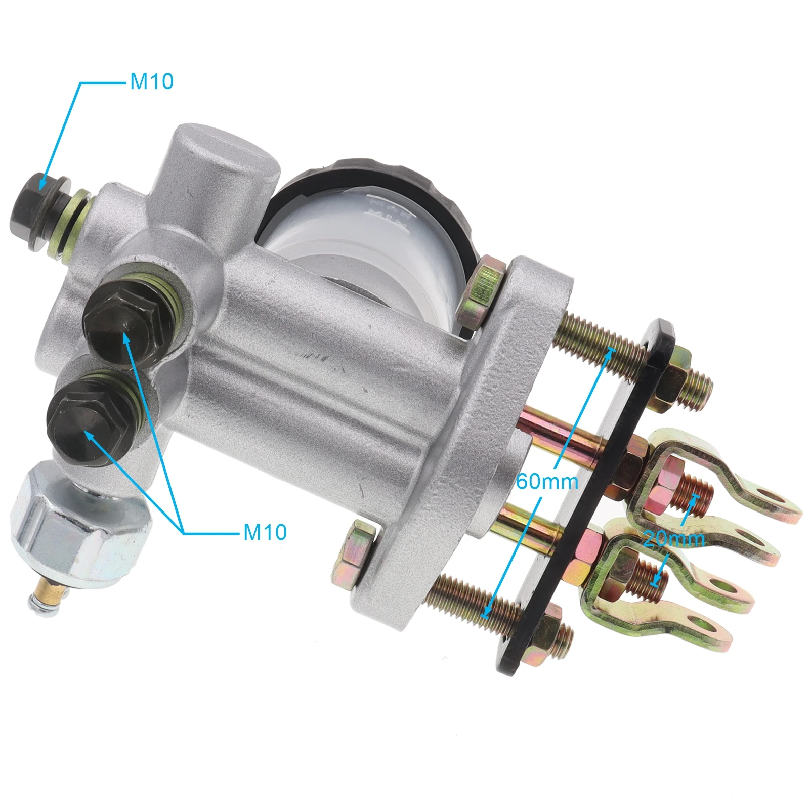 Гидравлический тормозной главный цилиндр насос для 90cc 110cc 125cc 150cc 200cc 250cc 300cc