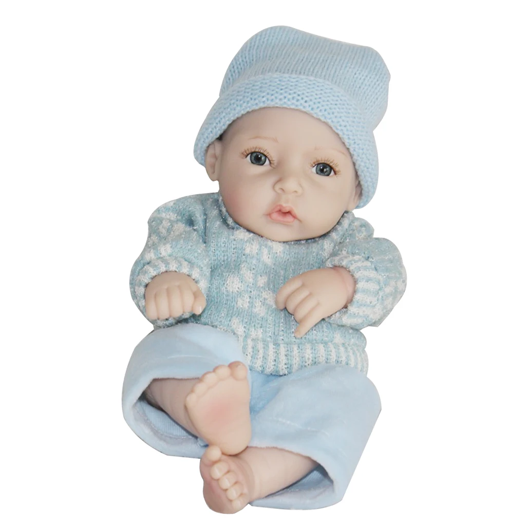 11-дюймовая Кукла реборн реальная жизнь малыш мальчик новорожденный с
