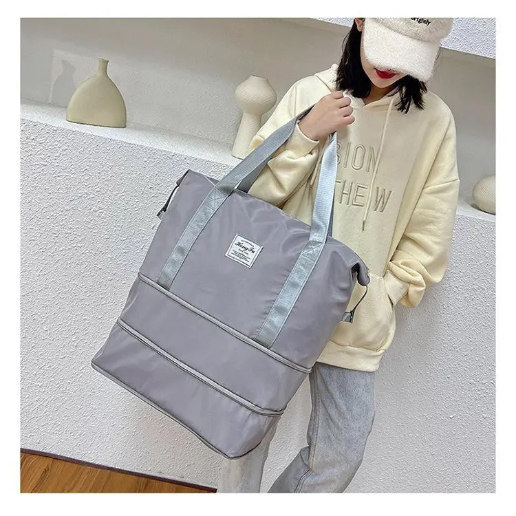2021 Women's Handbags Fashion Style Waterproof Oxford Large Capacity Luggage Duffle Bag Casual Travel PT797 | Багаж и сумки
