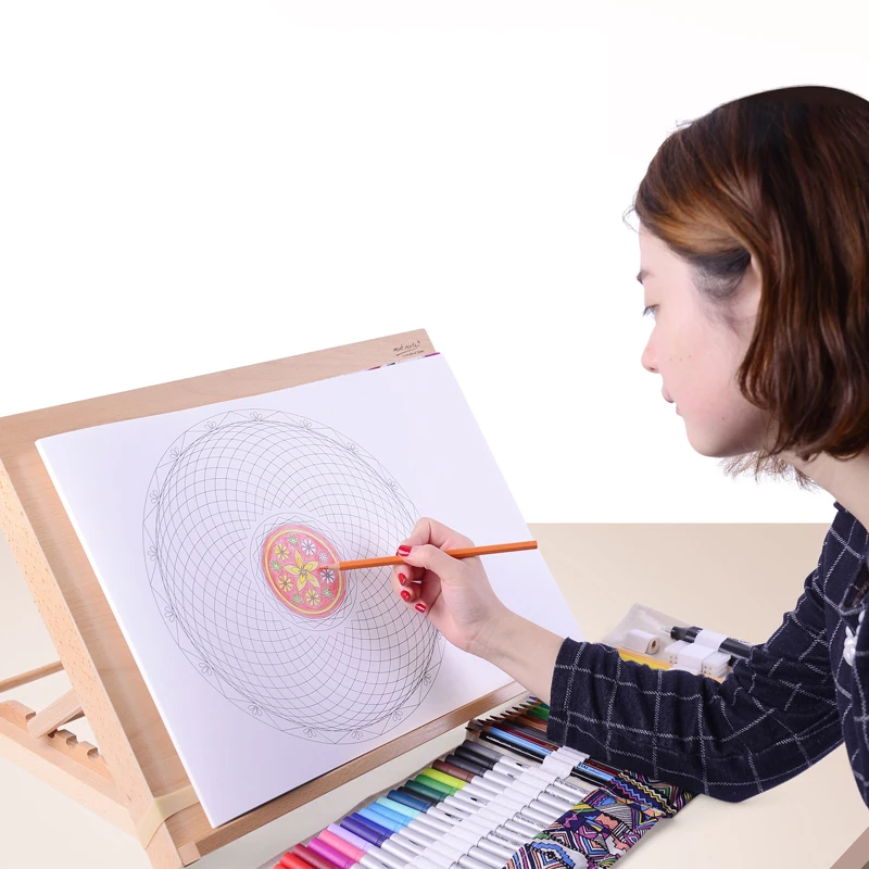 Деревянный стол для рисования доска портативный твердый регулируемый угол