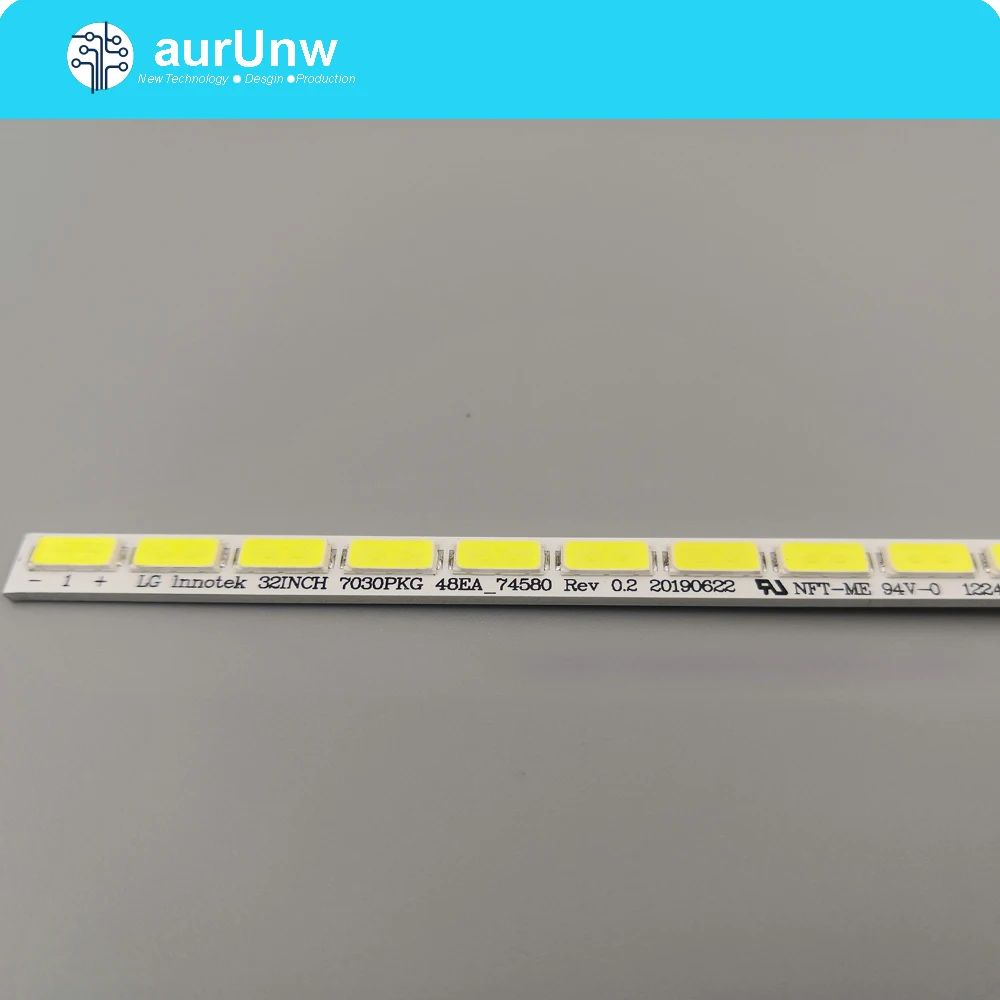 394mm LED Backlight strip 48 lamp for LG Innotek 32INCH 7030PKG 48EA_74580 T320HVN01.2 TX-LR32EM5A  T320HVN01.5 320TA0I 320TA01