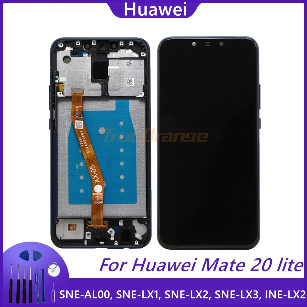 ЖК-дисплей для Huawei mate 20 lite с сенсорным экраном и дигитайзером в сборе сменный