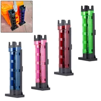 fishing rod holder raft barrel accessories vertical inserting device for meiho box adjustable height plastic