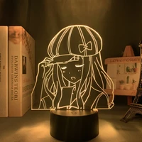 room 3d lamp anime kaguya sama love is war chika fujiwara figure led light for bedroom decor nightlight manga birthday gift