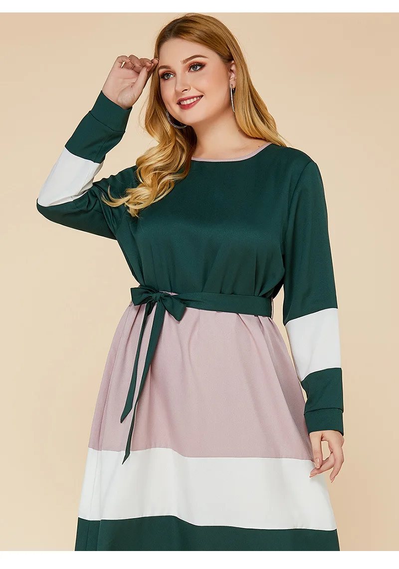 

Plus Size Muslim Women Hijab Dress Eid Abaya Dubai Turkey Muslim Kaftan Marocain Islam Clothing Dresses Robe Musulman Vestidos