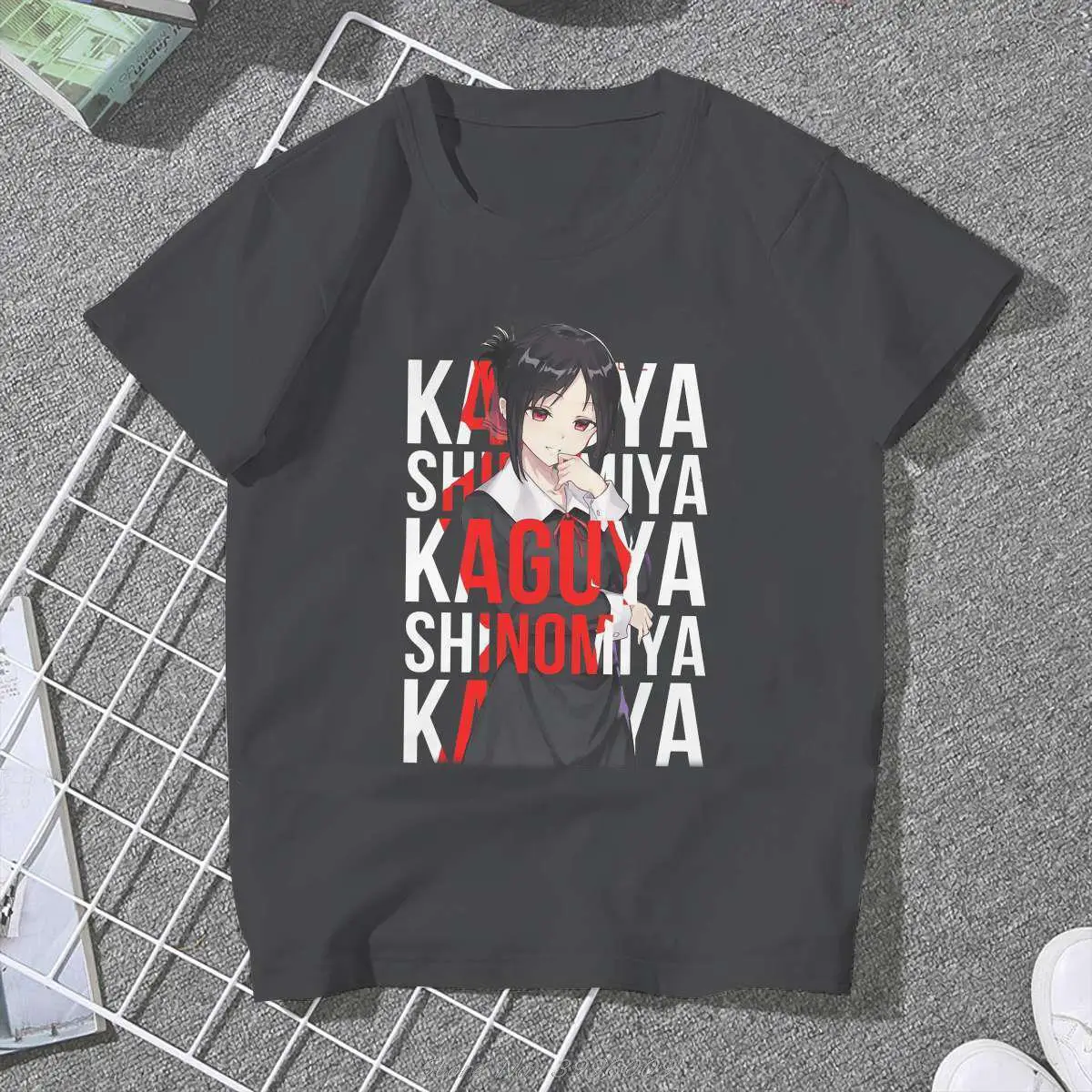 

Kaguya Shinomiya рубашки с рисунком для мужчин и женщин Kaguya sama Love Is War аниме негабаритные винтажные женские мужские Харадзюку повседневные женские ...