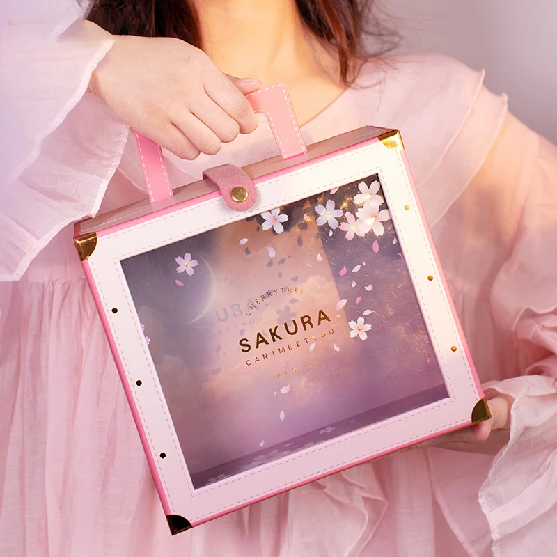 Вечерние подарочные коробки в виде цветков вишни упаковка для свадебных конфет