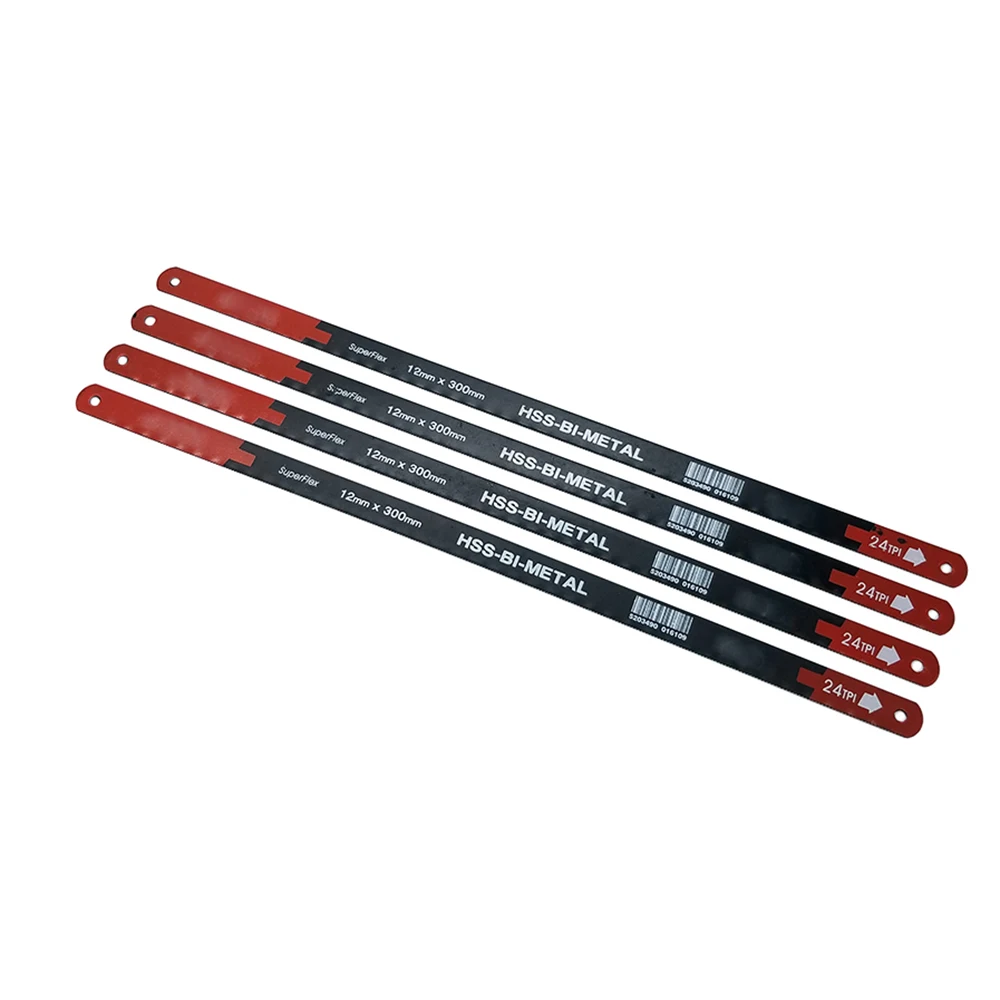 4 шт. 24TPI пилы Superflex HSS-BI-METAL 12 мм* 300 мм Высокое качество M2& CRV6150 Matrial для ножовки ручные инструменты