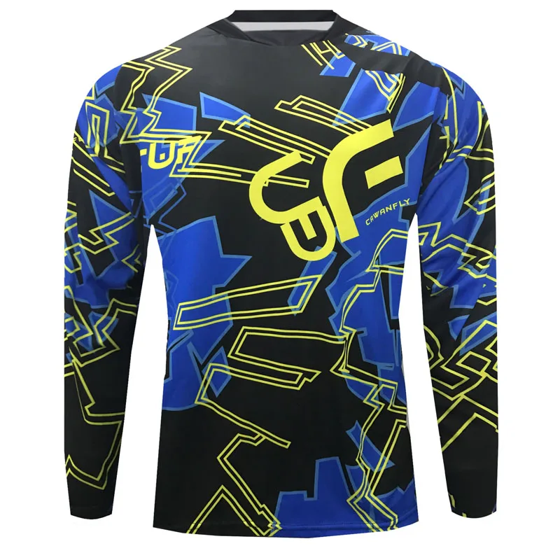 CWF длинная одежда для мотокросса Джерси Горные велосипеды велоспорта Топ DH MX BMX MTB