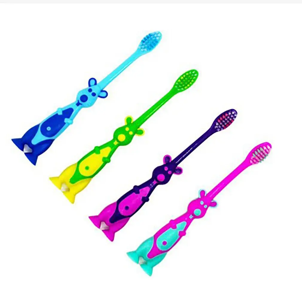 

Cartoon Kangaroo Handle Kids Soft Bristles Training Toothbrush Care Tool Can efficiently clean tooth keep tooth healthy