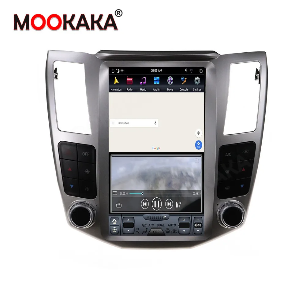 Carplay 4G + 64G Android 9 0 вертикальный экран GPS навигация для Lexus RX/Toyota Harrier 2004 2007