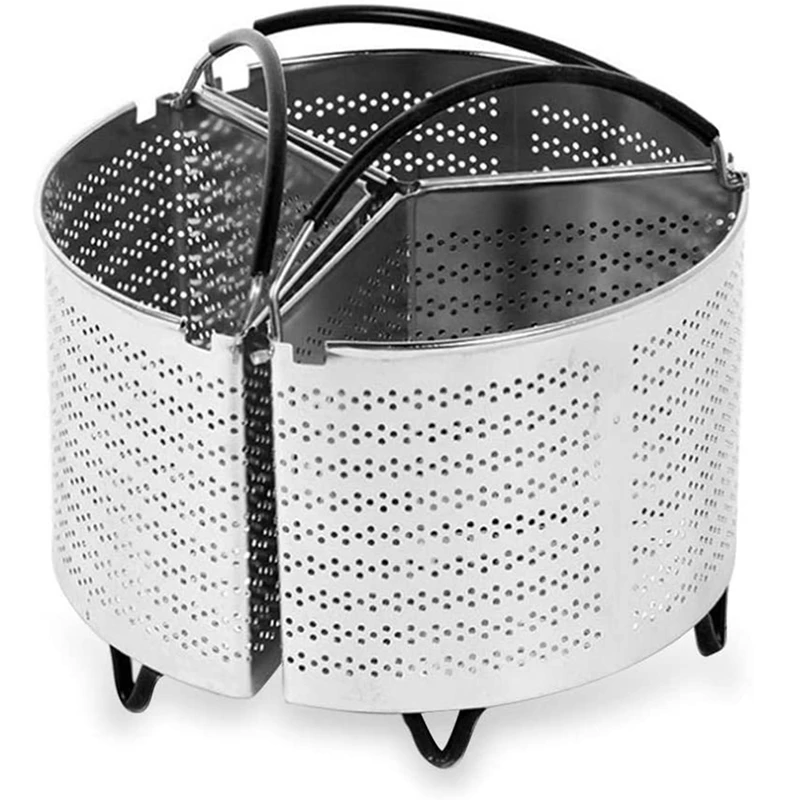 

Корзина для пароварки скороварки 6 Qt, аксессуары для скороварки, совместимая с Ninja Foodi и другими мульти-плитами