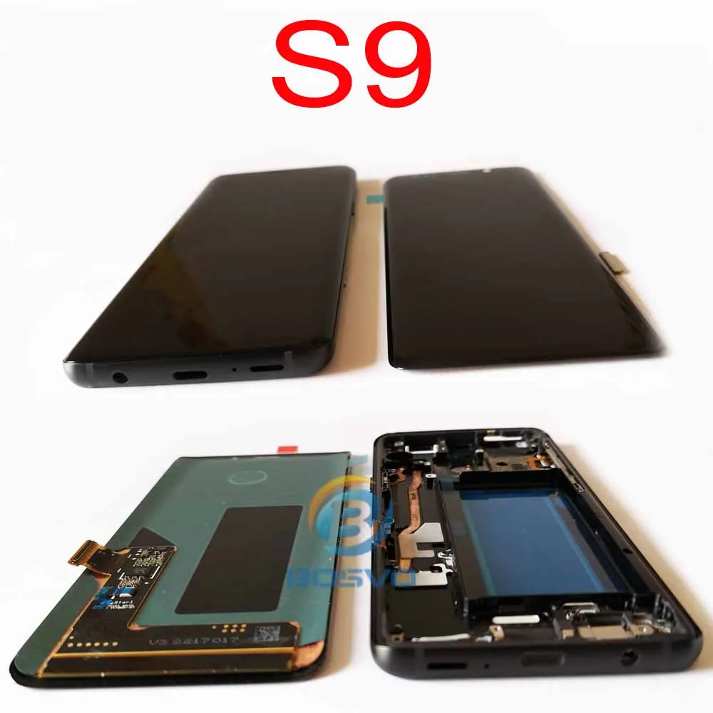 Для samsung S9 G960 ЖК-экран S9 Plus G965 дисплей с сенсорным дигитайзером с рамкой в сборе