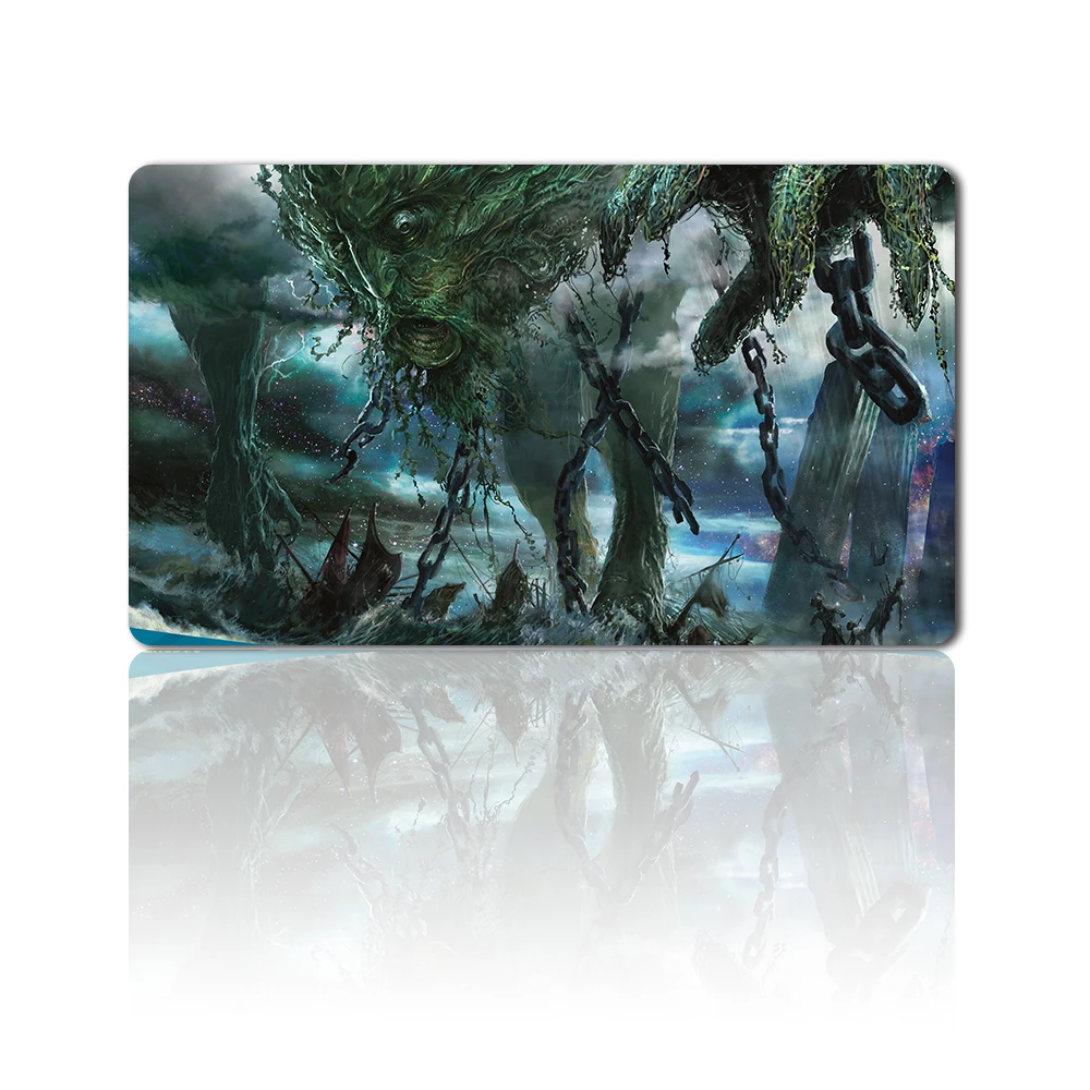 

Board Game TCG Playmat Table Mats Size 60X35cm Mousepad Compatible for CCG RPG MTG Playmat - URO, TITAN OF NATURE'S WRATH