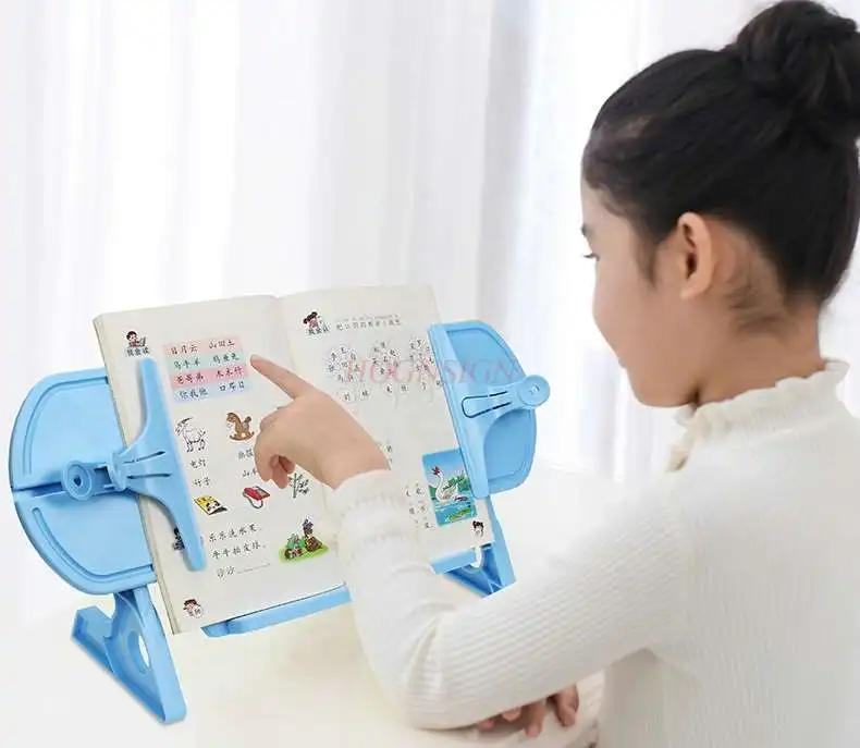 

Children's bookshelf table primary school student book stand reading stand multifunctional book holder fixed book holder