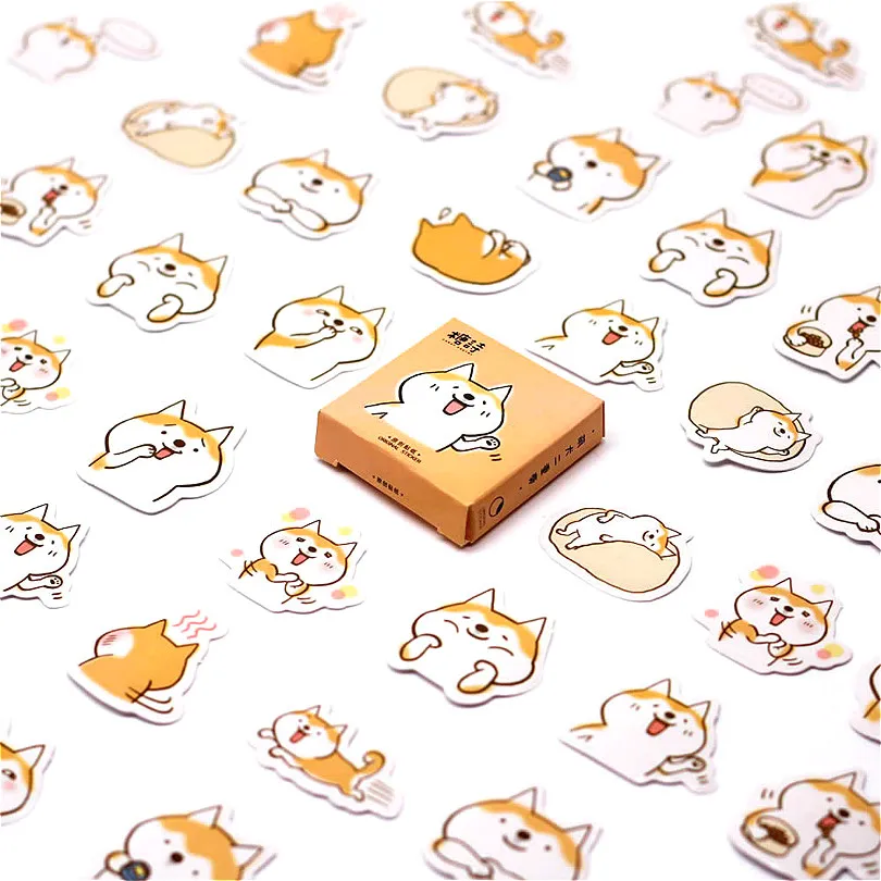Горячая Распродажа Kawaii Косплей Shiba трафарет наслоения Трафареты Стикеры