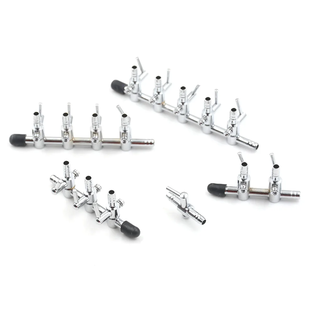 1 шт. Нержавеющая сталь аквариум воздушный насос воздушного потока сплиттер