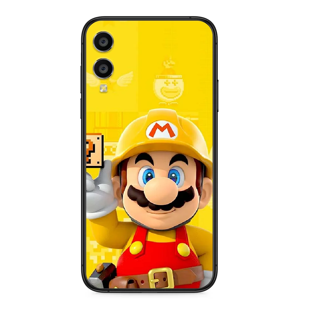 

Super funny cartoon Marios Bros Phone case For Huawei Honor 6A 7A 7C 8 8A 8X 9 9X 10 10i 20 Lite Pro Play black back 3D shell