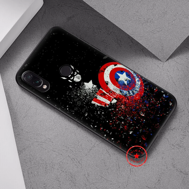 IYICAO Captain America Soft Case for Xiaomi Redmi K20 8A 7A 7 S2 6 Pro 5 Plus Go 5A 4X 4A Silicone |