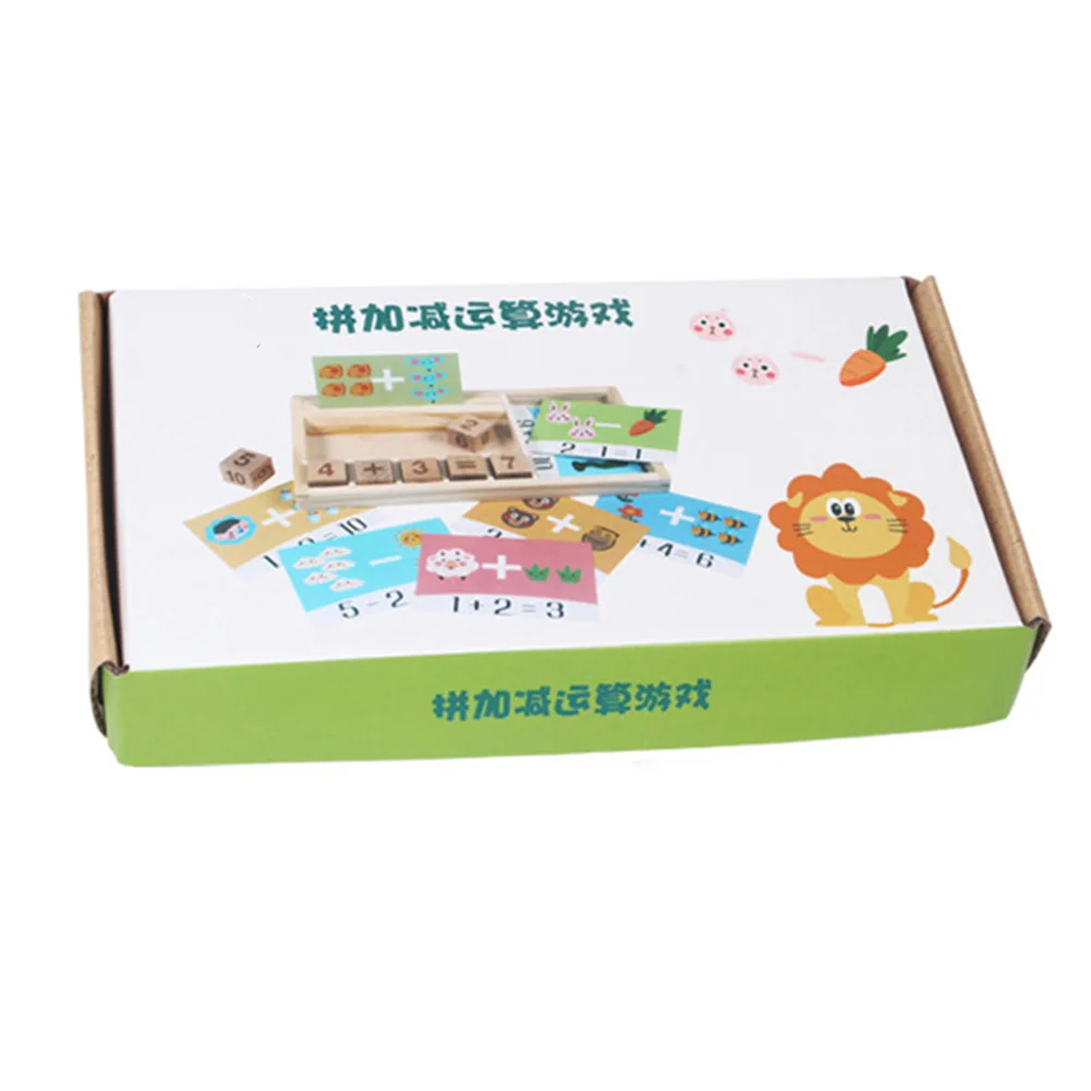 De Madera de rompecabezas cognitivo tarjetas de cart&oacute;n nuevo beb&eacute; Juguetes Educativos de aprendizaje de ingl&eacute;s de beb&eacute; de madera, materiales Montessori Juguetes-4