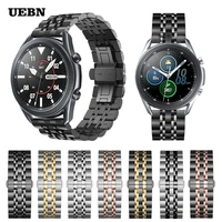 uebn metal stainless steel strap for samsung galaxy watch 3 41mm band galaxy watch 3 45mm bracelet accessories watchbands