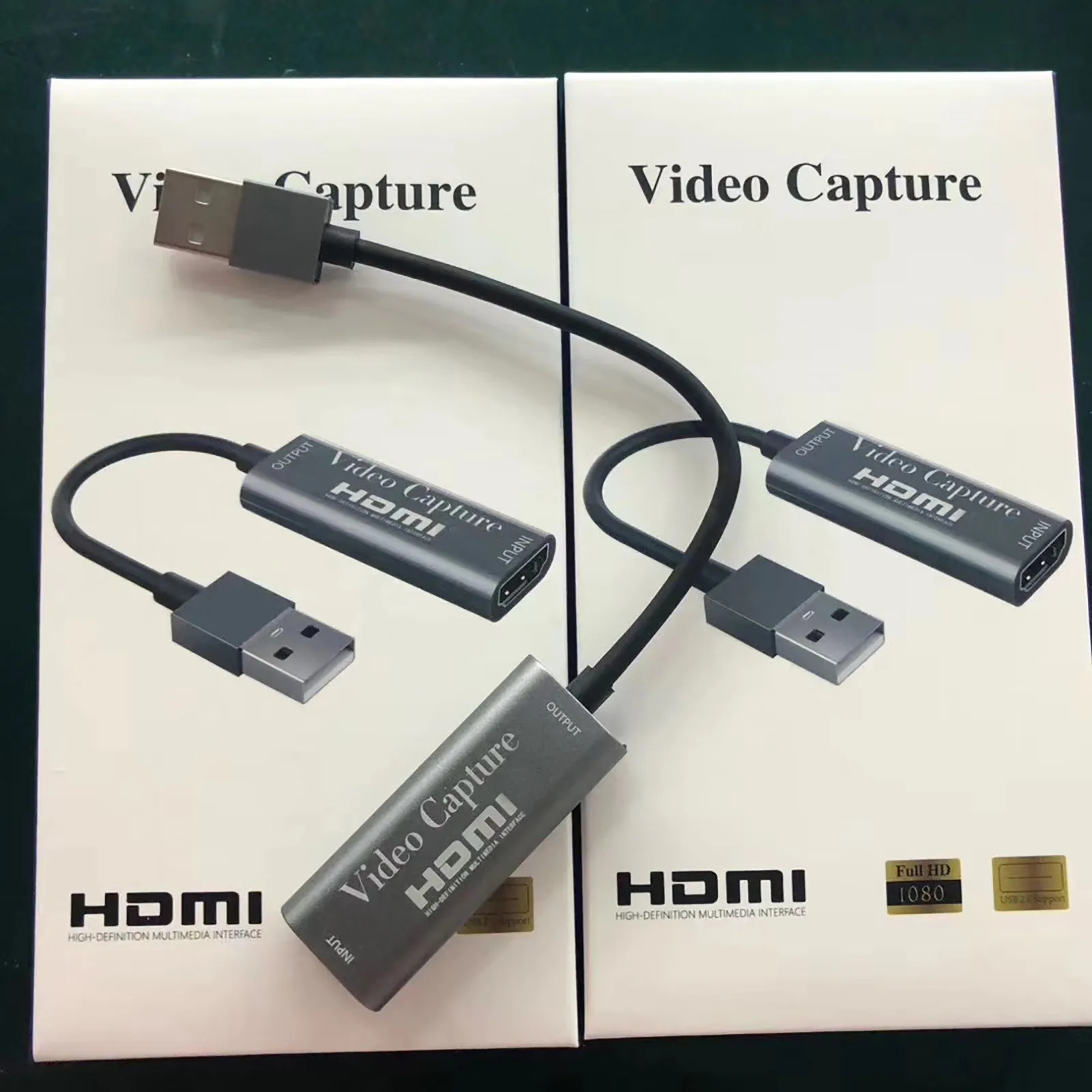 HDMI-USB 2 0 Карта видеозахвата 1080P HD-рекордер Адаптер для игр/видео прямой трансляции