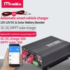 Бустер 60a MPPT Sol 30a DC-DC Двойной вход DC  Solar батарея температура BT APP умное зарядное устройство для автомобиля батарея для батареи