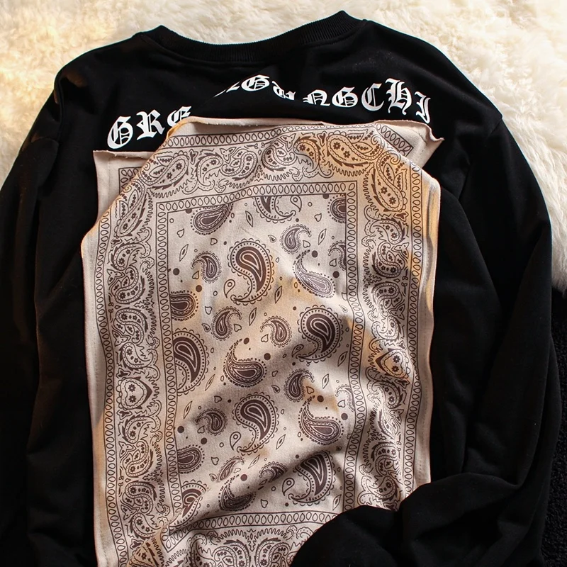 Женский ретро-свитер с круглым вырезом свободный уличный Топ большого размера в