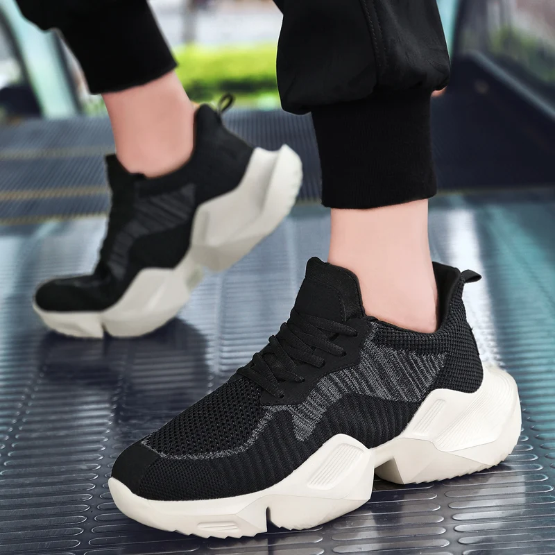 

Sneakers Male Sapato Casual Men Leisure Shoes Breathable White Black Mesh Espadrilles Zapatos Casuales Para Hombre