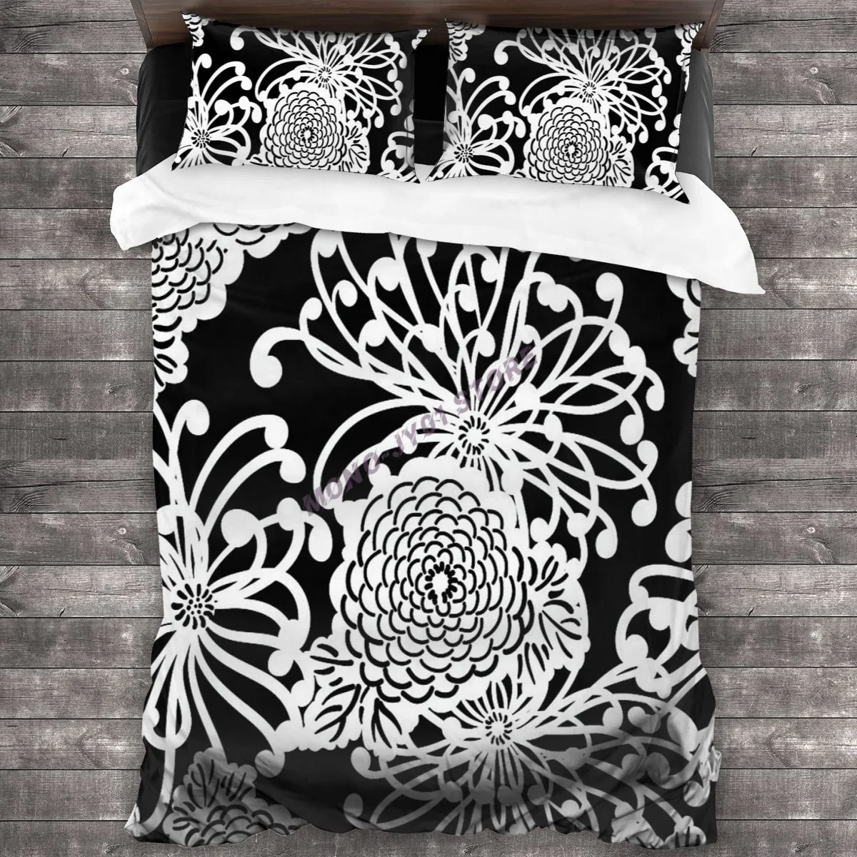 

1920's Art Deco Floral Pattern Bedding Set Duvet Cover Pillowcases Comforter Bedding Sets Bedclothes