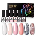 ROSALIND Комплект гель-лаков для ногтей 6 шт.коробка гибридные Лаки полуперманентный Гель-лак все для ногтей маникюрный набор