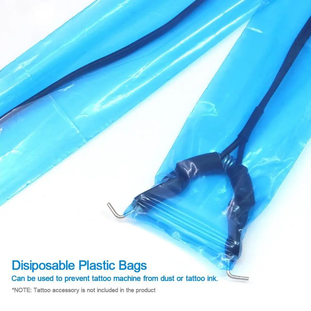 100 шт Профессиональный одноразовый Безопасный шнур для татуировочной машинки